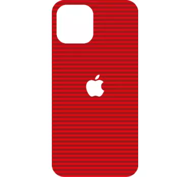 Iphone sticker red striped cover - TenStickers