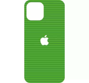 Iphone sticker green striped cover - TenStickers
