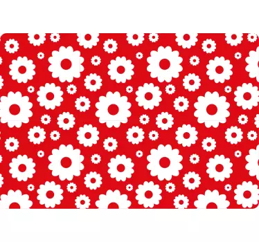 Laptop skin floral power design - TenStickers