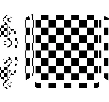 Ps4 skin in checkered style - TenStickers