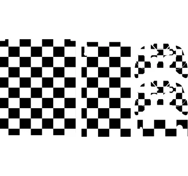 Xbox wrap checkered pattern - TenStickers