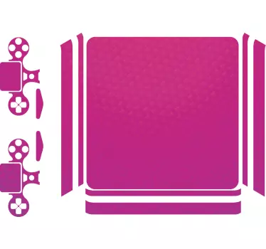 Ps4 skin pink hue pattern - TenStickers