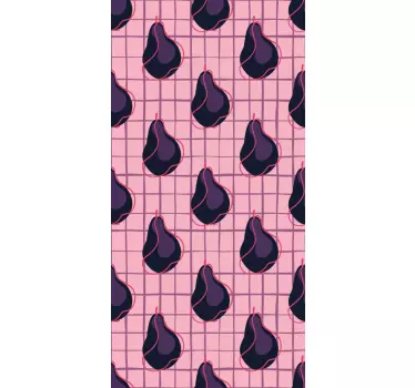 Iphone sticker stylish pear design - TenStickers
