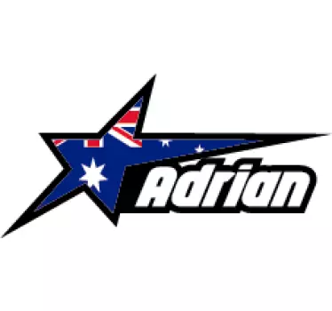Australia flag and custom name bike sticker - TenStickers
