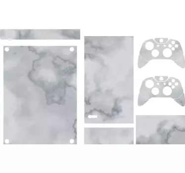 Xbox wrap marble accent cover - TenStickers