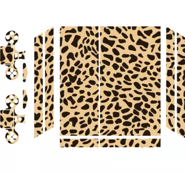 Leopard animal print  Playstation 4 stickers - TenStickers
