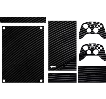 Sleek black cover xbox wrap - TenStickers