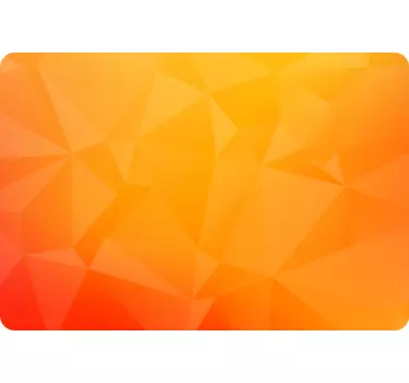 Geometric Orange Pattern laptop skin - TenStickers