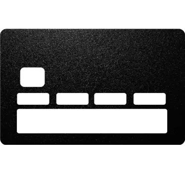 Black background with glitter texture credit card sticker - TenStickers