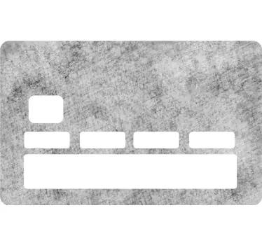 Original grunge grey stone texture  bank card decal - TenStickers
