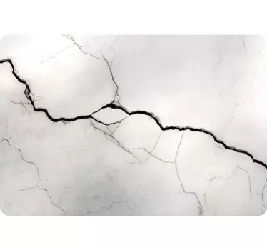Nice grey cracks background laptop stickers - TenStickers