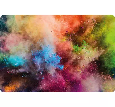 Colorful Cosmic Swirl laptop skin - TenStickers