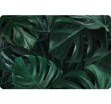 Lush Tropical Leaves laptop skin - TenStickers