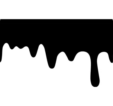 Liquid dripping down effect iPhone decal - TenStickers
