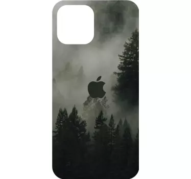 Iphone sticker misty forest landscape - TenStickers