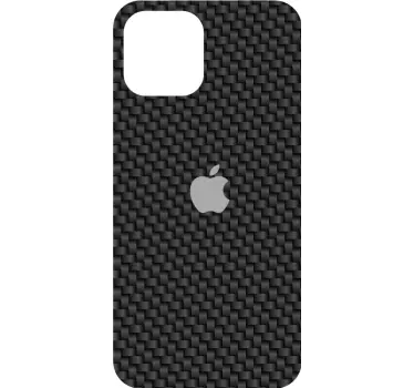 Textured black cover iPhone sticker - TenStickers
