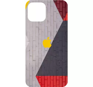 Iphone sticker geometric color split design - TenStickers