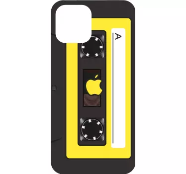 Cassette type style iPhone sticker - TenStickers