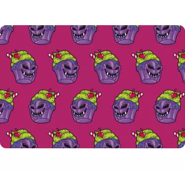 Cukpcakes skull design laptop skin - TenStickers