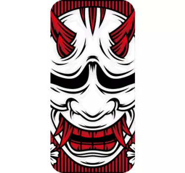 Ninja skulls cartoon iPhone decal - TenStickers