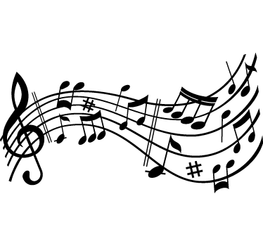 Musical Score Symphony Wall Sticker - TenStickers