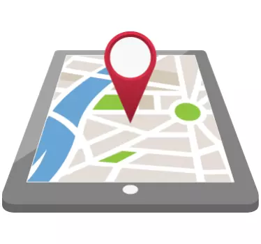 Ipad Map Sticker - TenStickers