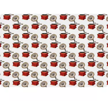 Vintage Music Player laptop skin - TenStickers