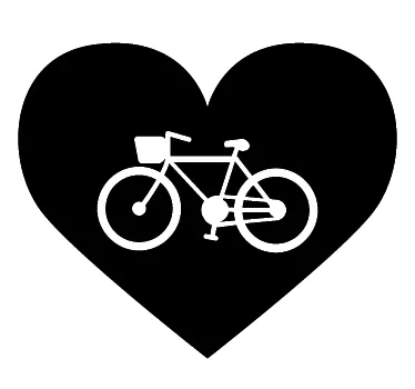 I Love Bikes Sticker - TenStickers