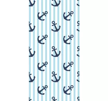 Nautical Anchor Concept iPhone sticker - TenStickers