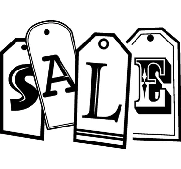 Sale Logo Window Sticker - TenStickers