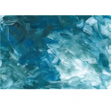 Abstract Blue Patterns laptop skin - TenStickers