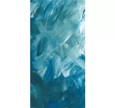 Iphone sticker aqua brush strokes - TenStickers