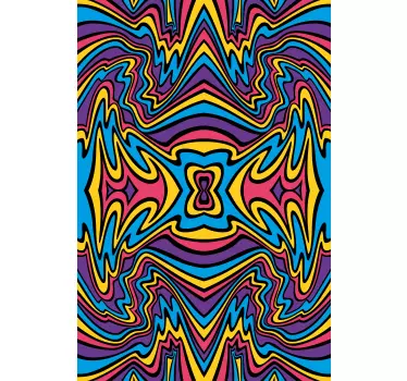 Iphone sticker vibrant abstract design - TenStickers