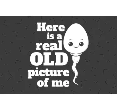 Happy Sperm Cartoon laptop skin - TenStickers
