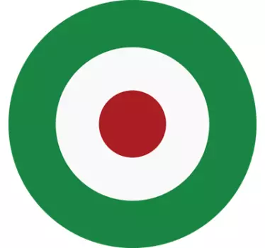 Concentric Round Target Decal - TenStickers