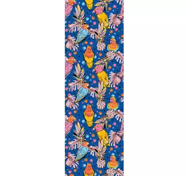 Colorful plumage fridge decals - TenStickers