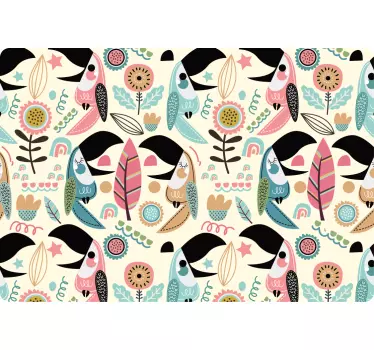 Lively Bird Imagery laptop skin - TenStickers