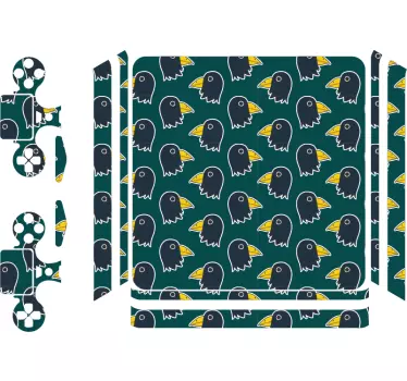 Ps4 skin cartoon bird design - TenStickers