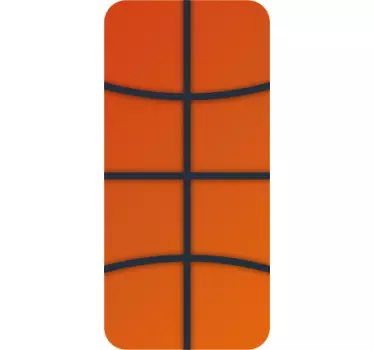 Basketball pattern iPhone sticker - TenStickers