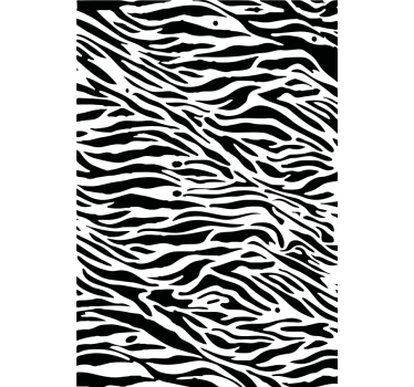 Funny zebra pattern  bike decal - TenStickers