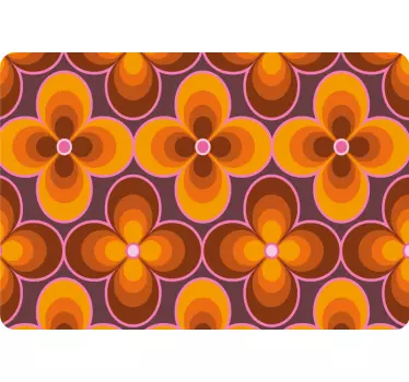 Flower Pattern Design laptop skin - TenStickers