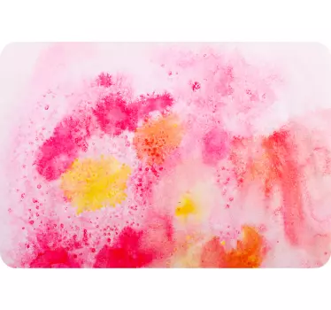 Laptop skin colorful watercolor splash - TenStickers