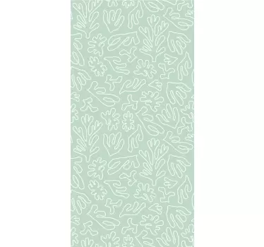 Green think seaweed fridge decals - TenStickers