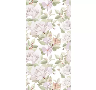 Delicate floral arrangement window sticker - TenStickers