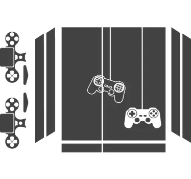 Game controllers motif PS4 skin - TenStickers