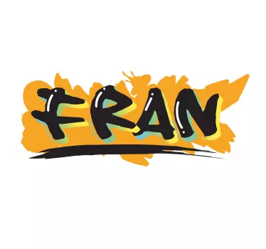 Urban style colorfull graffiti custom sticker - TenStickers