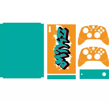 Xbox wrap graffiti console skin - TenStickers