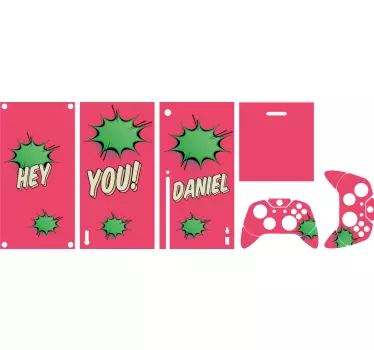 Xbox wrap comic style stickers - TenStickers