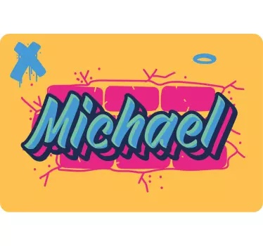 Vibrant custom graffiti laptop skin - TenStickers