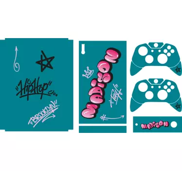 Xbox wrap in hip hop style - TenStickers
